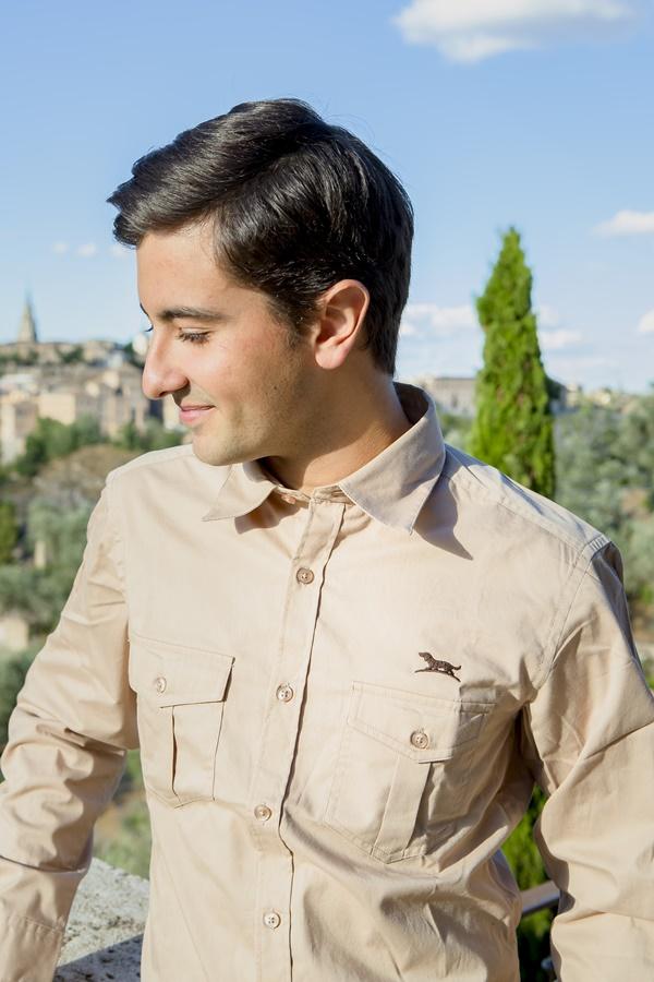 Camisa safari sales hombre